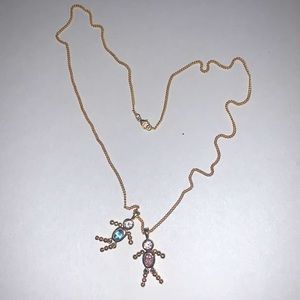 Birthstone Baby Boy and Girl Necklace